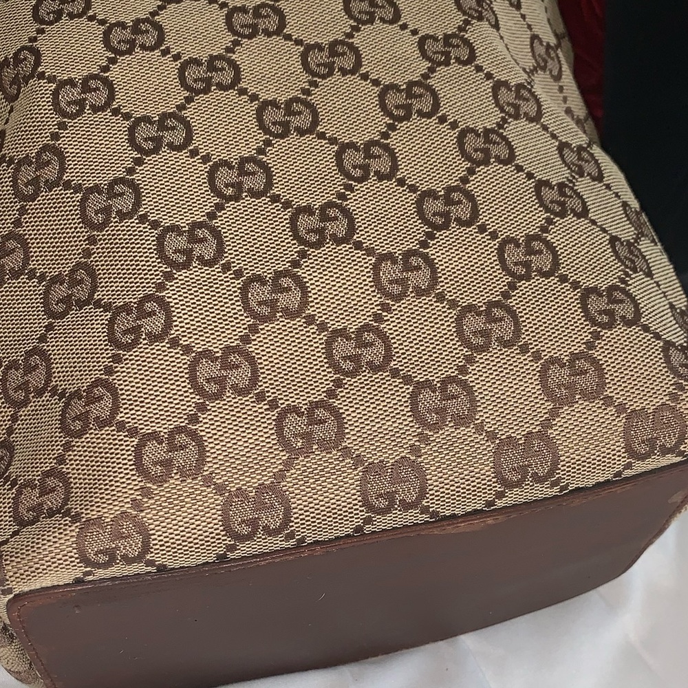 Gucci Beige and Brown GG Tote - Picture 5 of 16